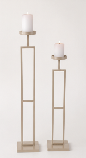 Kerzenständer beige