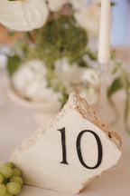 Tischnummern Stone