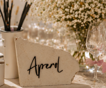 Schild "Aperol" Stone