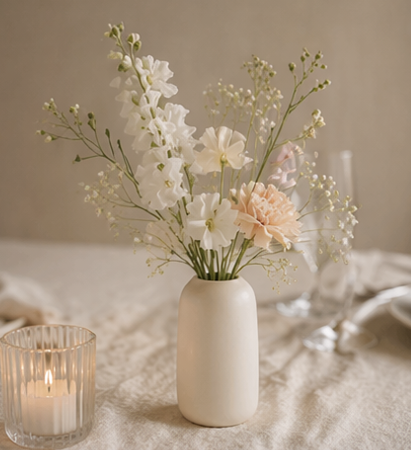 Mini Vase weiß