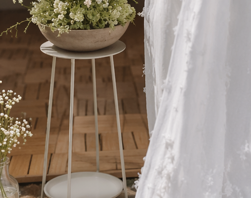 Hocker Gestell Taupe