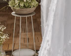 Hocker Gestell Taupe