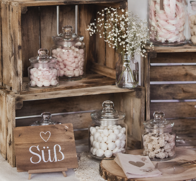 Gläser Candybar