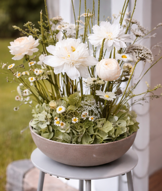 Schale Blumengesteck