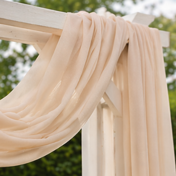 Stoff Traubogen beige