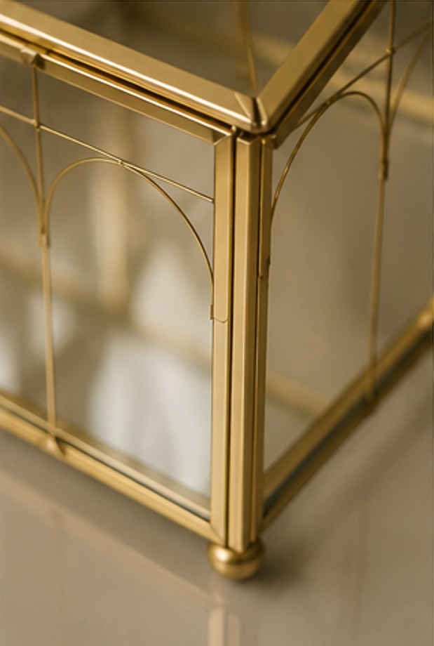 Kartenbox Gold