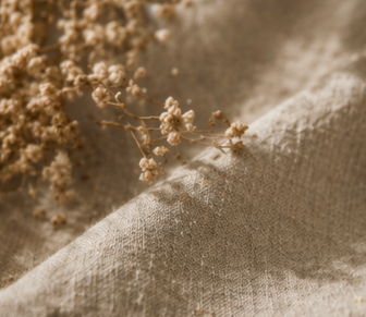 Leinen Serviette beige