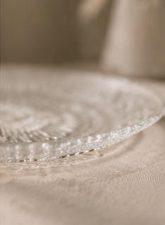 Glasteller Boho