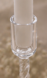Stabkerzenhalter Glas