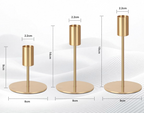 Stabkerzenhalter gold