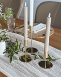 LED Stabkerze beige